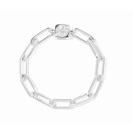 Bague chaîne Le Cube Diamant